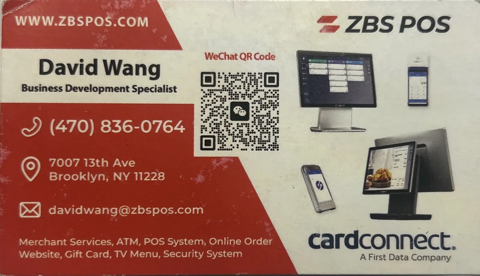 ZBS POS 名片