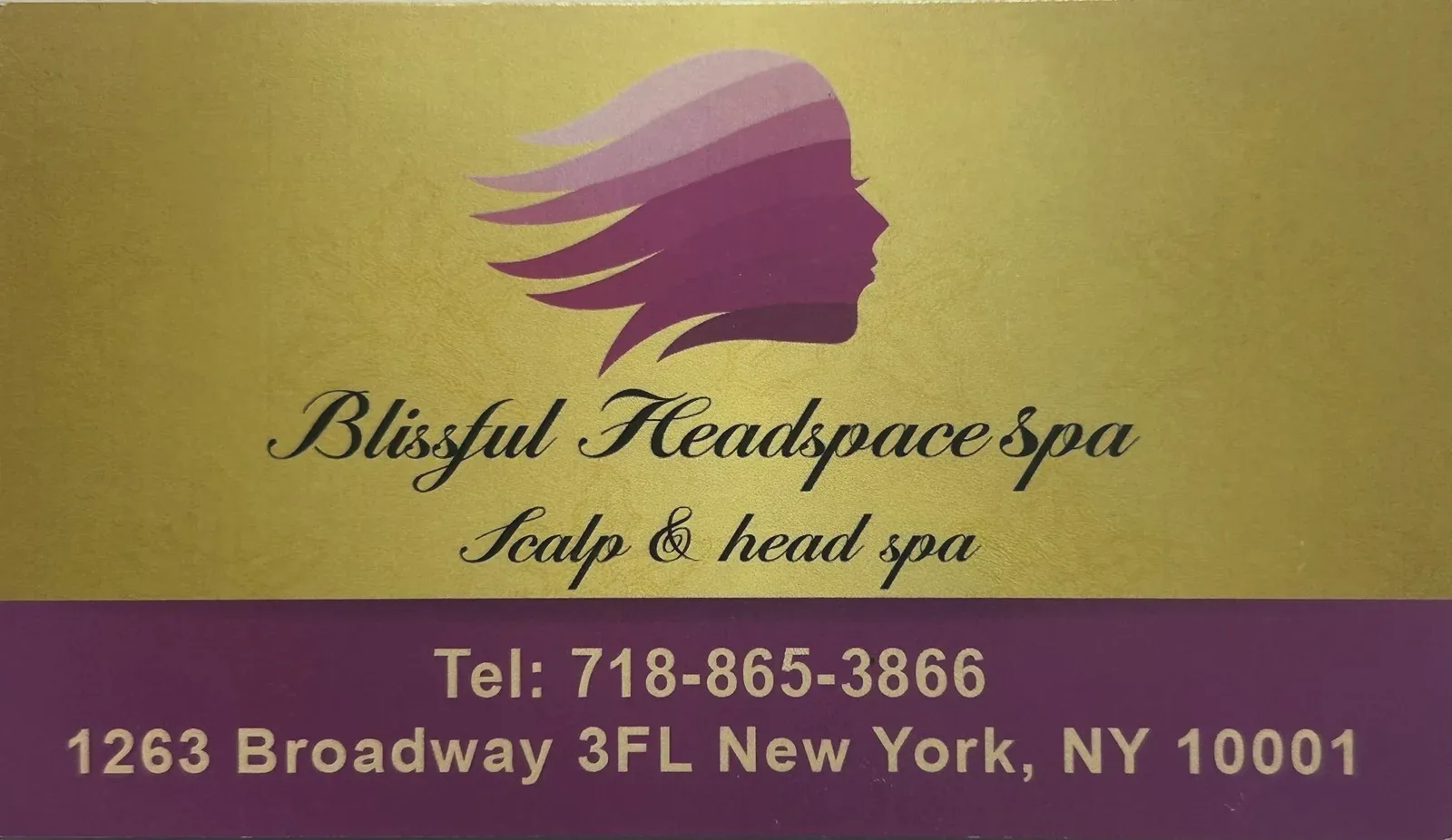 Blissful Headspace Spa 名片