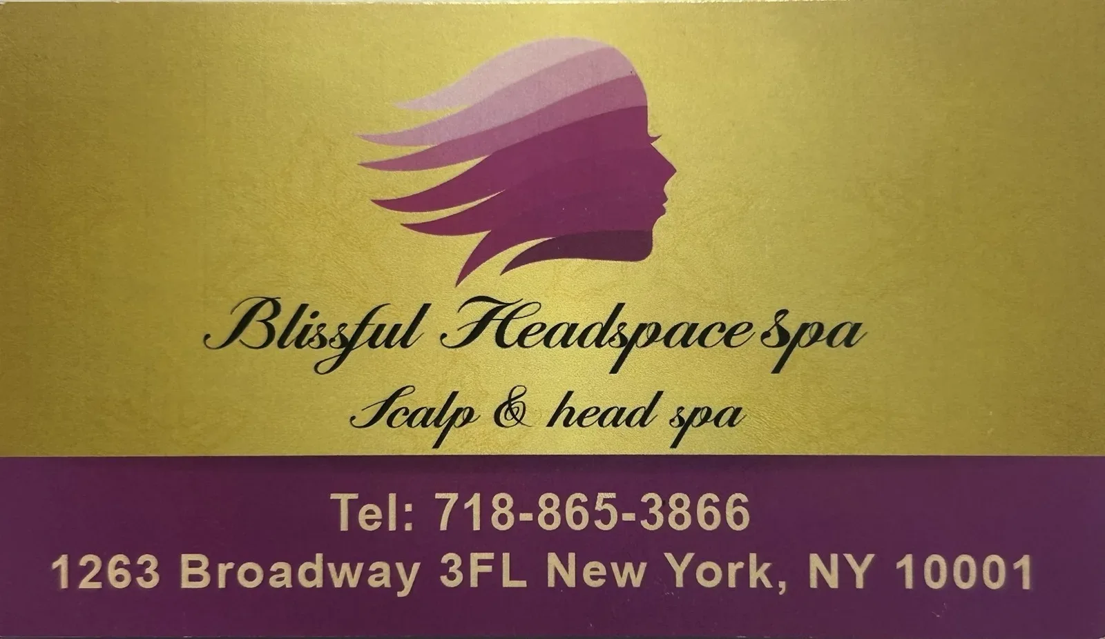 Blissful Headspace Spa 名片
